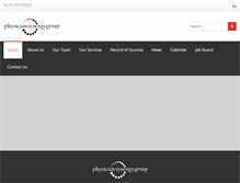 Tablet Screenshot of physiciansynergy.com
